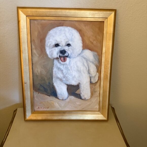 demarest painting bichon frise - Picture 1 of 4